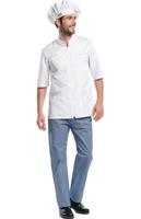 Chaud Devant Monza Koksbuis Korte Mouw Wit, Chaud Devant B502-S