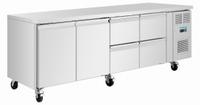 Polar UA104 U-Series koelwerkbank 4 lades & 2 deuren