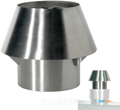 Diamond RVS schoorsteenkap (CBQ-120) | CCX/120 1