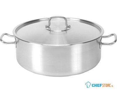 Kookpan Laag Ø45cm, 27 liter, Pujadas, RVS, 720031 1