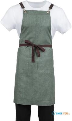 Southside Linnenmix Schort Bosgroen - BB690