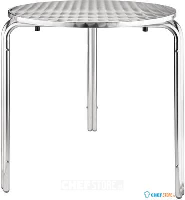 Bolero ronde RVS bistrotafel 70cm | CG836