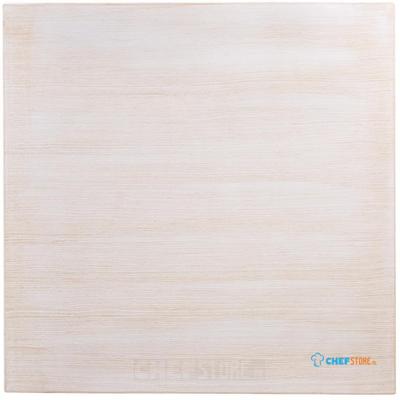 Bolero Voorgeboord Vierkant Tafelblad Vintage Wit 700mm, Bolero CY951