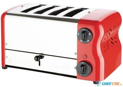 Rowlett Esprit Broodrooster 4 Sleuven Rood, Rowlett DR070