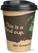 Fiesta Green composteerbare koffiebekers enkelwandig bruin 34cl (1000 stuks) | DS058 4