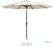 Bolero Sevilla Ronde Parasol Diameter 3 Meter Crème - FU503 2