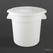 Ronde Voorraadcontainer | Wit | 76 liter | Vogue | GG793