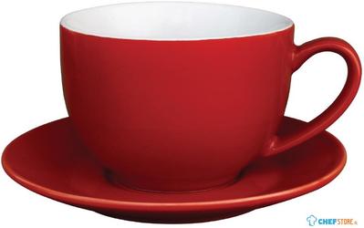 Olympia cappuccino kop rood 34cl | GK076
