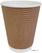 Fiesta Hot Cups met gerimpelde wand lichtbruin 34cl x25 | GP445