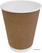 Fiesta Hot Cups met gerimpelde wand lichtbruin 34cl x25 | GP445 2