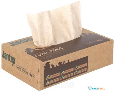 Jantex HW715 Green 100% Gerecyclede Gezichtsdoekjes 100 Vel (36 stuks)