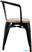 Bolero HZ804 Bistro Curve Armstoelen met Houten Zitting Zwart (4 stuks) 6