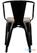 Bolero HZ804 Bistro Curve Armstoelen met Houten Zitting Zwart (4 stuks) 7