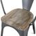 Bolero HZ805 Bistro Curve Armstoelen met Houten Zitting Donkergrijs (4 stuks) 8
