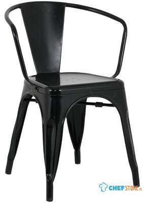 Bolero HZ806 Bistro Curve Armstoelen Zwart (4 stuks)