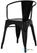 Bolero HZ806 Bistro Curve Armstoelen Zwart (4 stuks) 4