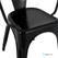 Bolero HZ806 Bistro Curve Armstoelen Zwart (4 stuks) 5