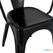 Bolero HZ806 Bistro Curve Armstoelen Zwart (4 stuks) 9