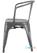 Bolero HZ807 Bistro Curve Armstoelen Donkergrijs (4 stuks) 3