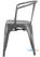 Bolero HZ807 Bistro Curve Armstoelen Donkergrijs (4 stuks) 5