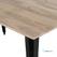 Bolero HZ808 Bistro Eettafel Mangohouten Blad Zwarte Poot 1450mm 2