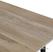 Bolero HZ808 Bistro Eettafel Mangohouten Blad Zwarte Poot 1450mm 3