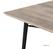 Bolero HZ808 Bistro Eettafel Mangohouten Blad Zwarte Poot 1450mm 4