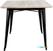 Bolero HZ808 Bistro Eettafel Mangohouten Blad Zwarte Poot 1450mm 13