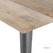Bolero HZ809 Bistro Eettafel met Mangohouten Blad en Donkergrijze Poot 1450mm 6
