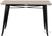 Bolero HZ810 Bistro Eettafel met Mangohouten Lattenblad en Zwarte Poot 1200mm 10
