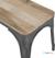 Bolero HZ815 Bistro Bank met Mangohout en Donkergrijze Poten 1000mm (2 stuks) 3