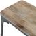 Bolero HZ815 Bistro Bank met Mangohout en Donkergrijze Poten 1000mm (2 stuks) 4