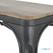 Bolero HZ815 Bistro Bank met Mangohout en Donkergrijze Poten 1000mm (2 stuks) 6