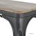 Bolero HZ815 Bistro Bank met Mangohout en Donkergrijze Poten 1000mm (2 stuks) 12