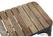 Bolero HZ816 Bistro Bank met Latten van Mangohout Zwart 850 mm (2 stuks) 2