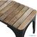 Bolero HZ816 Bistro Bank met Latten van Mangohout Zwart 850 mm (2 stuks) 5