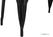 Bolero HZ816 Bistro Bank met Latten van Mangohout Zwart 850 mm (2 stuks) 10