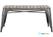 Bolero HZ817 Bistro Bank met Mangohouten Latten en Donkergrijze Poten 850mm (2 stuks) 2