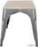 Bolero HZ817 Bistro Bank met Mangohouten Latten en Donkergrijze Poten 850mm (2 stuks) 3