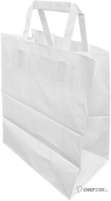 Fiesta Recyclable JA348 Fiesta recyclebare platte witte papieren tassen groot (250 stuks)