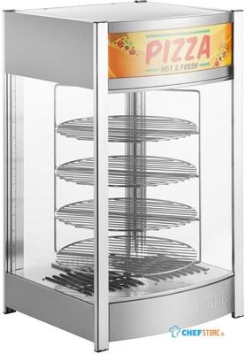 Buffalo JB188 4-laags verwarmde pizzadisplay