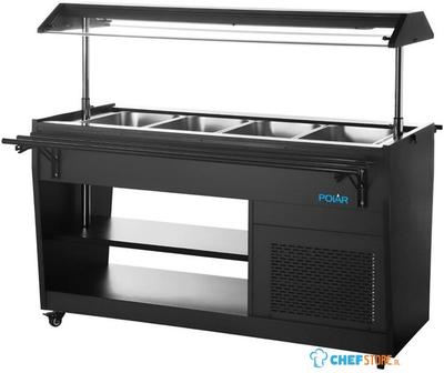 Polar PG007 G-Serie Gekoelde Buffetbar Zwart