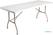 Bolero rechthoekige inklapbare tafel grijs 1,83m | U579