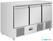 Polar UA090 U-Series Geventileerde 3-Deurs Saladette 400L 2