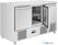 Polar UA090 U-Series Geventileerde 3-Deurs Saladette 400L 4