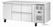 Polar UA103 U-Series Counter Fridge 4 Drawers & 1 Door 3