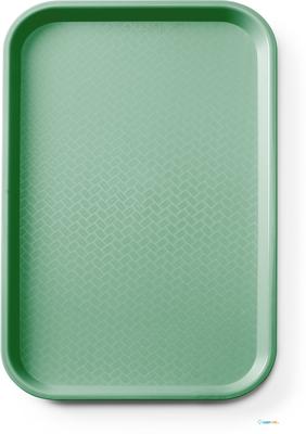 Fastfooddienblad Polypropyleen GN 1/1, AmerBox, GN 1/1, Groen, 530x325x(H)20mm - 878576