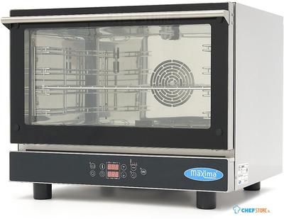 Maxima Combisteamer - 4 Bakken (1/1 GN / 60 X 40 cm) - Digitaal Display - 400V - 08500203