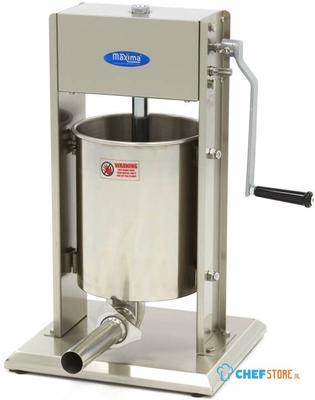 Maxima Worstenvuller - 10 L - Verticaal - incl. 4 Vulbuizen - 09300463