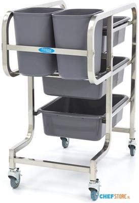 Maxima Afruimwagen - incl. 5 Bakken - 09300544